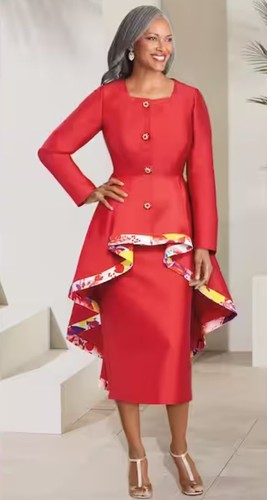 Size ashro red multi formal - red,